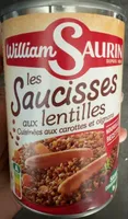 Saucisses aux lentilles