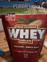 Cold Filtered Whey Isolate Chocolate - Simple Blend