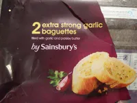 2 extra strong garlic baguettes