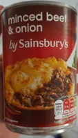 Sainsbury's minced beef & onions
