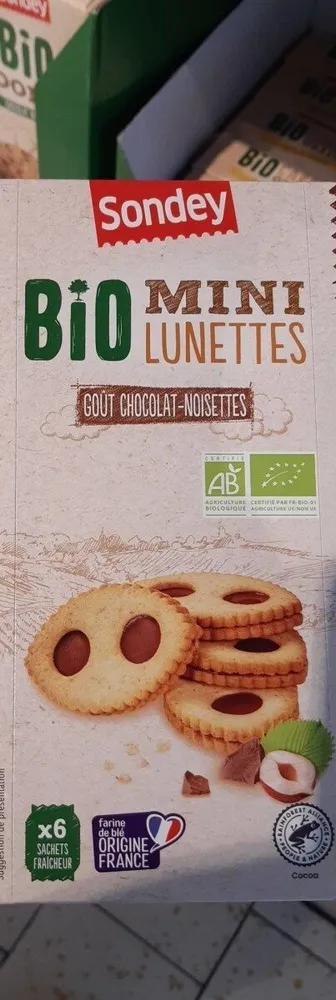 Bio mini lunettes chocolat noisette