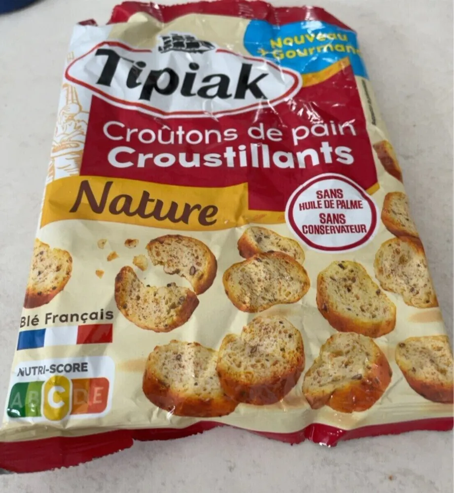 Croutons de pain croustillants