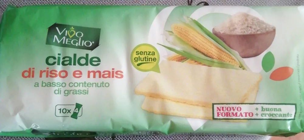 Cialde di riso e mais