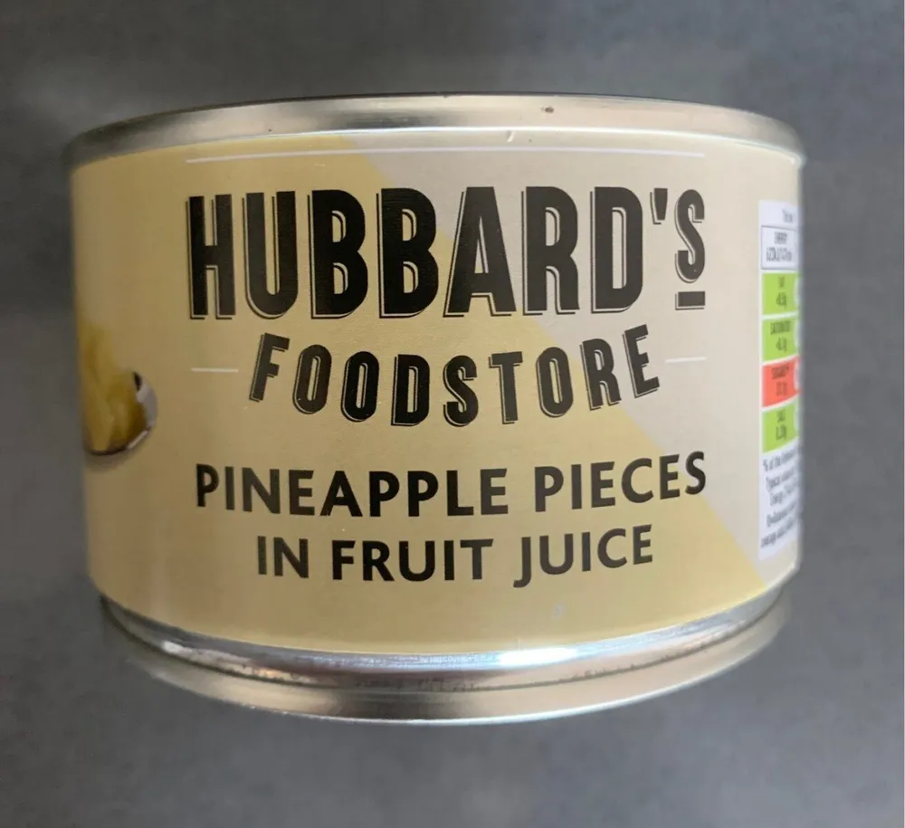Pineapple Pieces In Fruit Juice