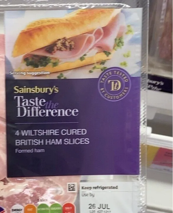 Wiltshire cured british ham