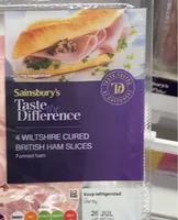 Wiltshire cured british ham
