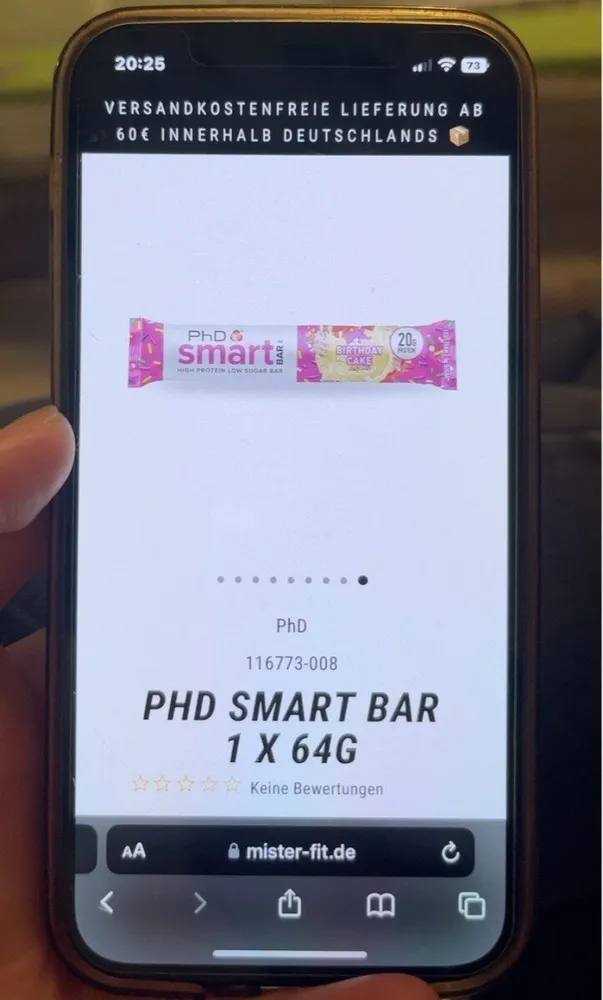 Birthday Cake Protein Bar
