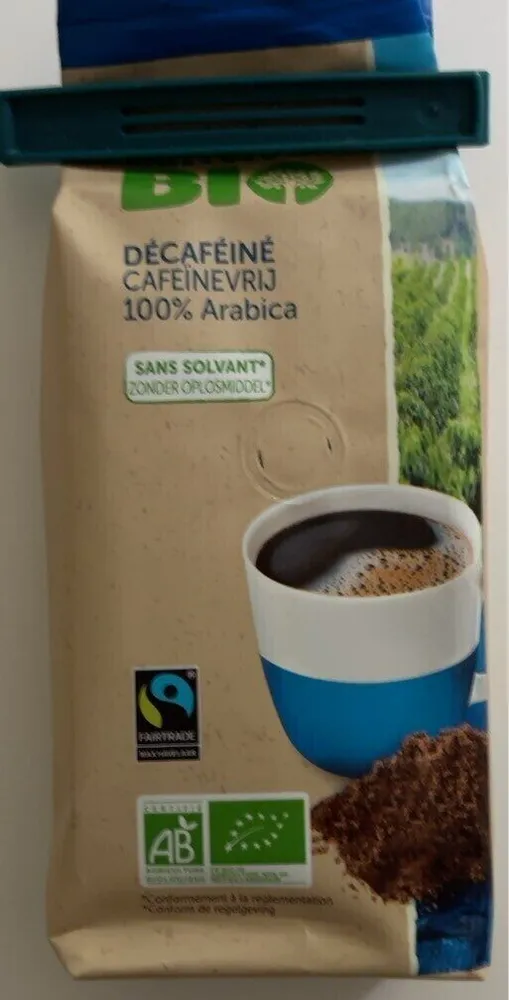 Poudre décaféiné