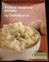 instant mashed potatoes by Sainsbury's