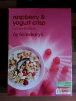 Raspberry and yogurt crisp