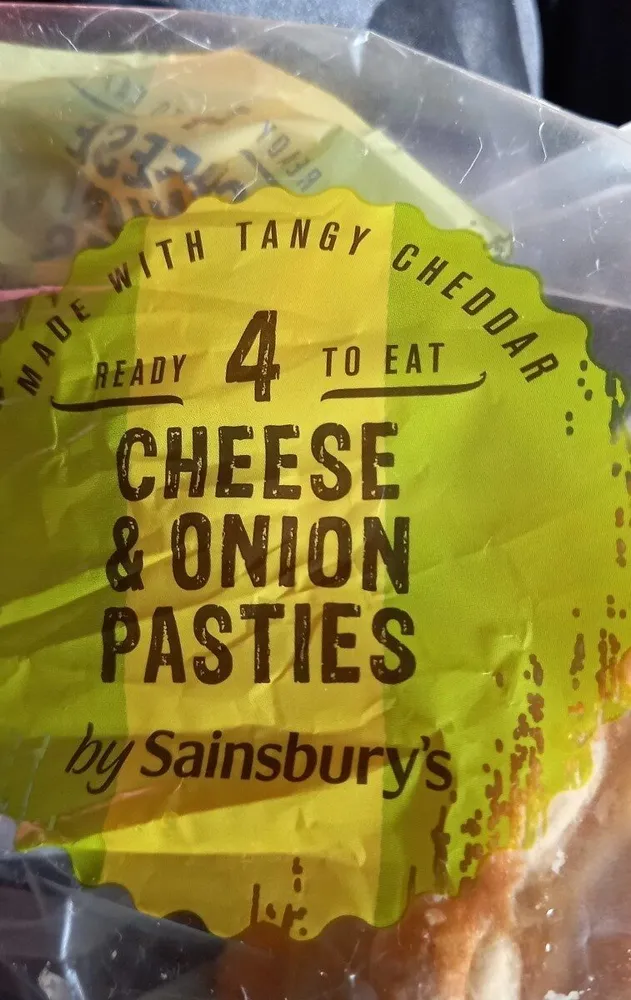 Cheese  and onion pasties