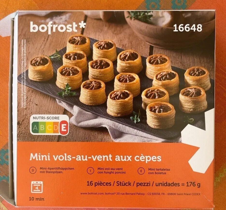 Mini vols-au-vent aux cèpes