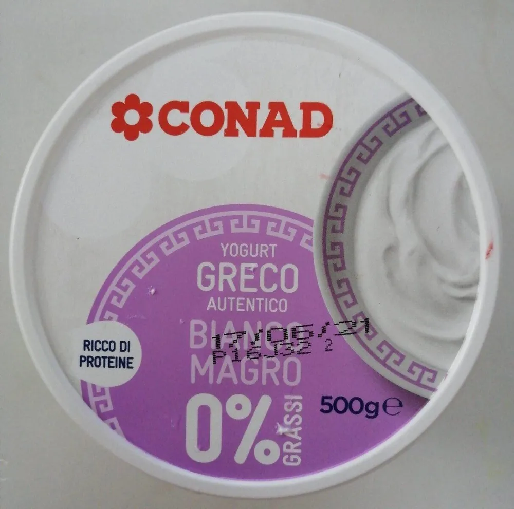 Yogurt greco bianco magro