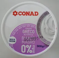 Yogurt greco bianco magro