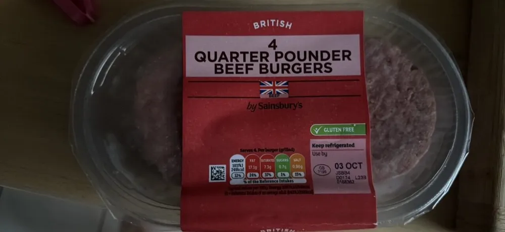 Quarter Pounder Beef Burgers