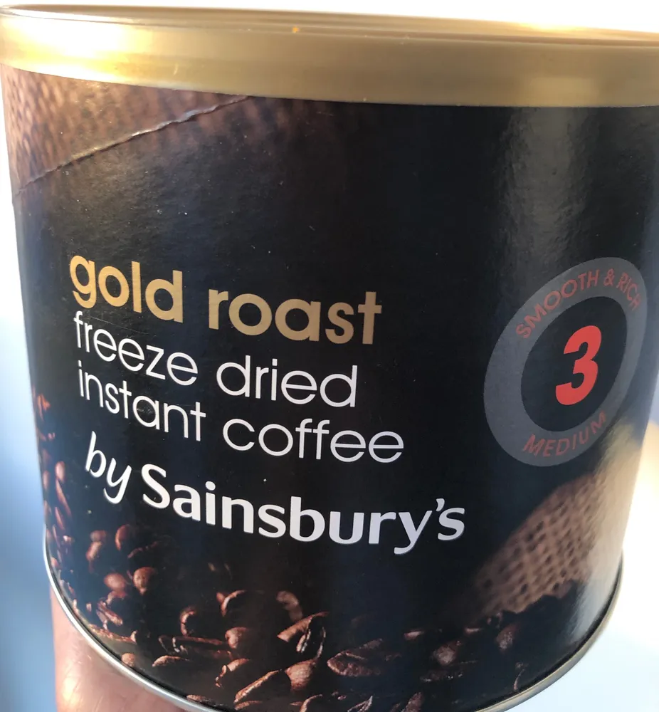 Gold Roast freeze dried instant coffee