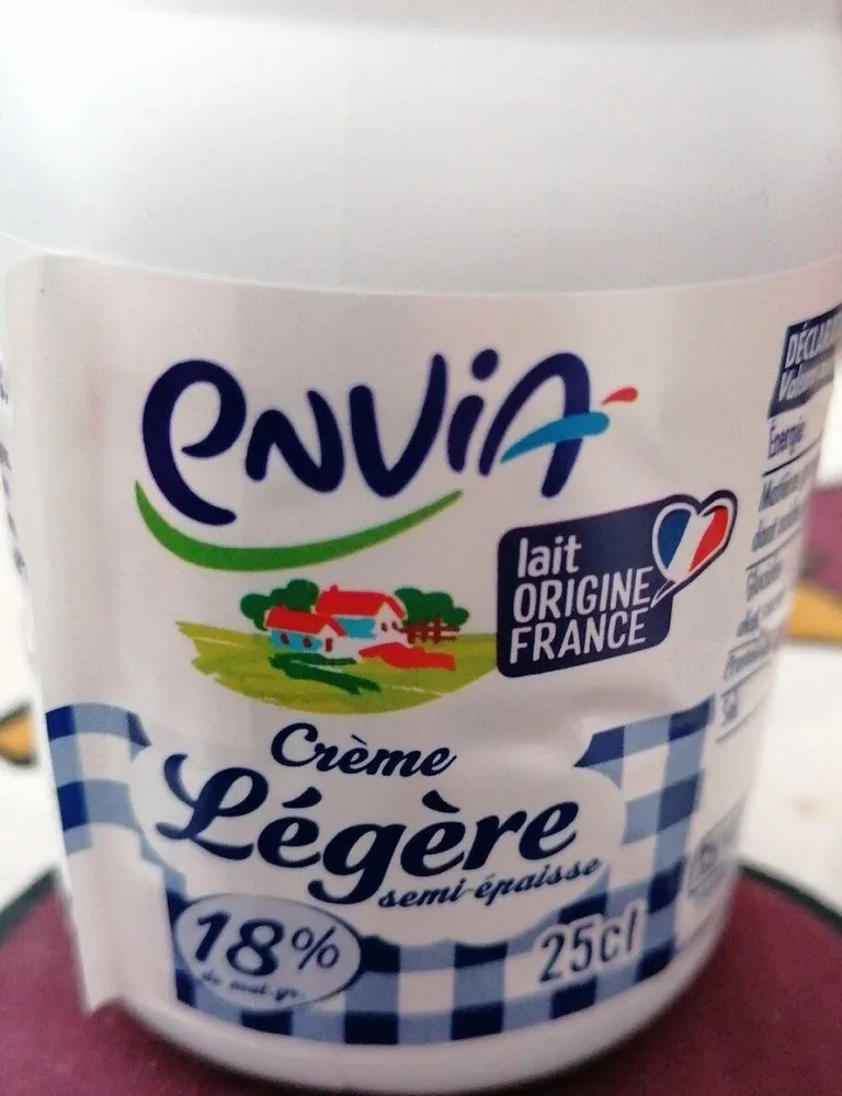 Crème légère 18% semi-épaisse