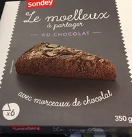 Le Moelleux à Partager au Chocolat avec Morceaux de Chocolat