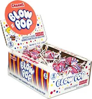Charms Blow Pops Cherry Lollipops 48 CT