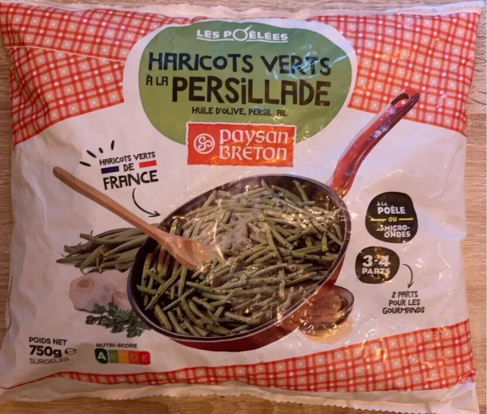 Haricos verts a la persillade