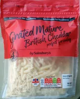 Grated mature British Cheddar