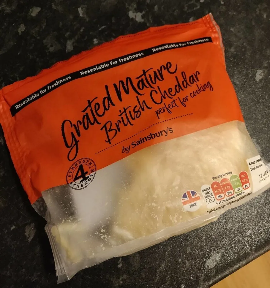 Grated Mature British Cheddar