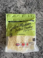 Grated Medium British Cheddar
