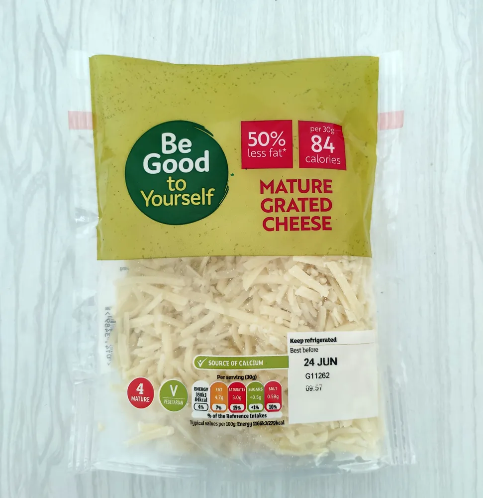 Mature grated cheese