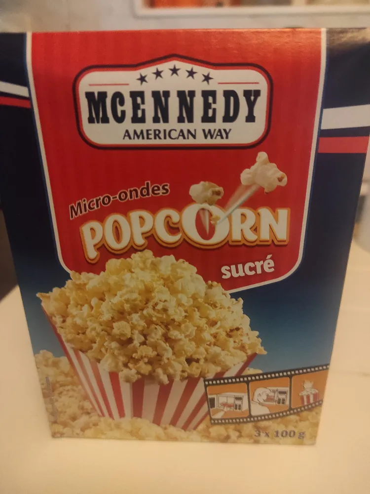 Popcorn micro-ondes sucré