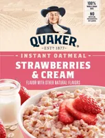 Quaker Instant Oatmeal - Strawberries & Cream
