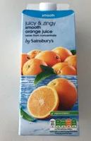 Juicy & zingy 100% orange juice squeezed
