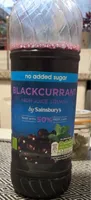 Blackcurrant high juice squash