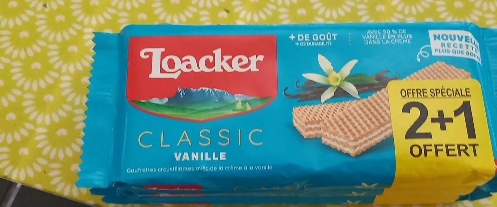 Gaufrettes vanille