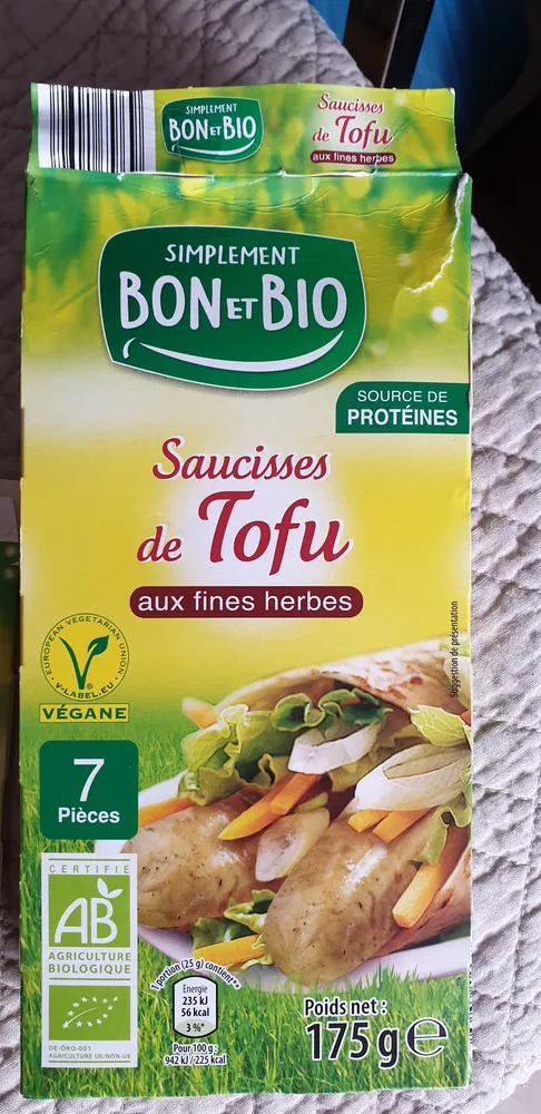 Saucisses de tofu aux fines herbes