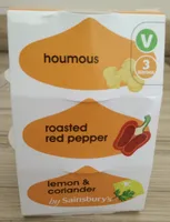 Mini houmous snack pot selection