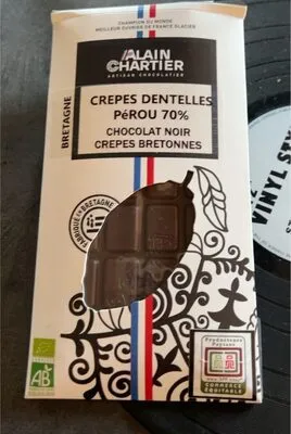 Chocolat noir crêpes bretonne
