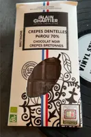 Chocolat noir crêpes bretonne