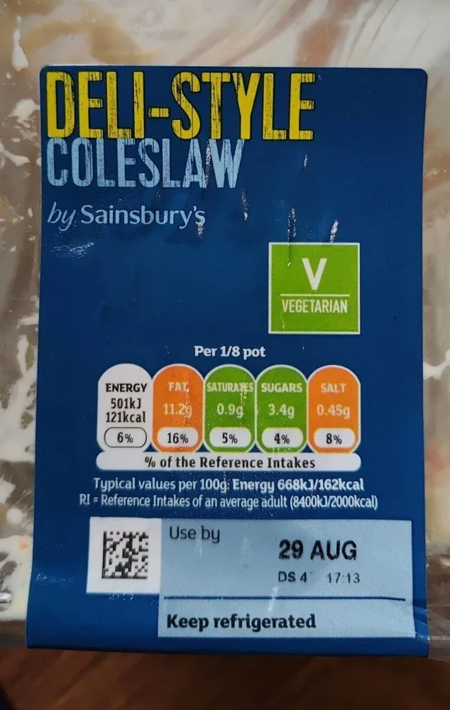Deli Style Coleslaw