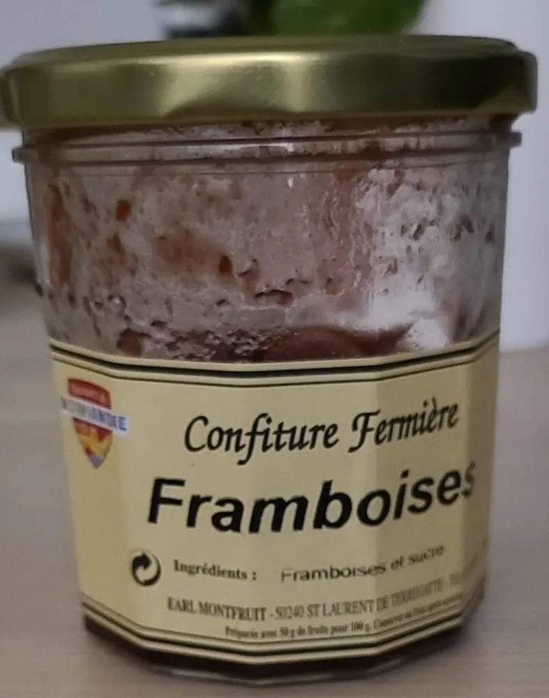 Confiture fermière framboise