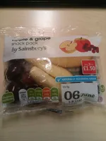 Apple & grape snack pack