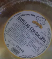 Natillas con galleta