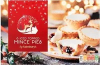 6 Iced Topped Mince Pies