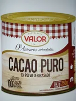 Cacao puro en polvo desgrasado
