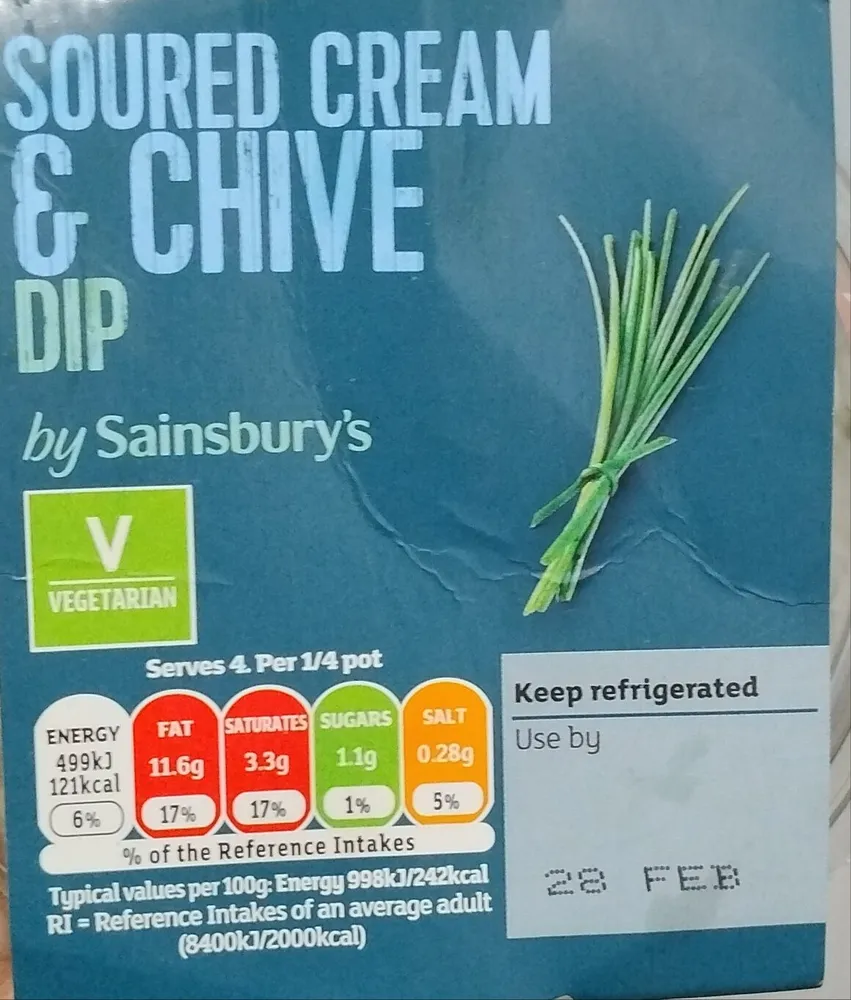 Sour Cream & Chive Dip