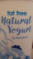 fat free natural yoghurt