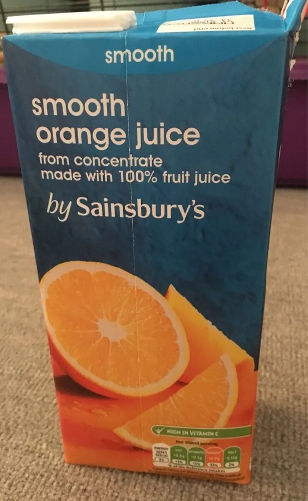 Smooth orange juice