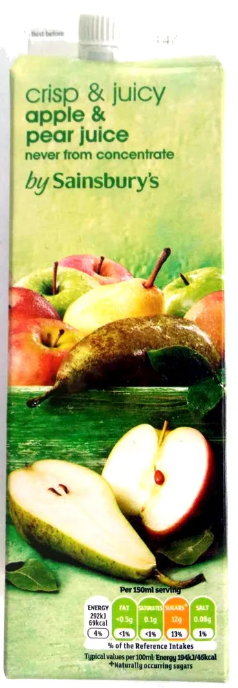 apple & pear juice