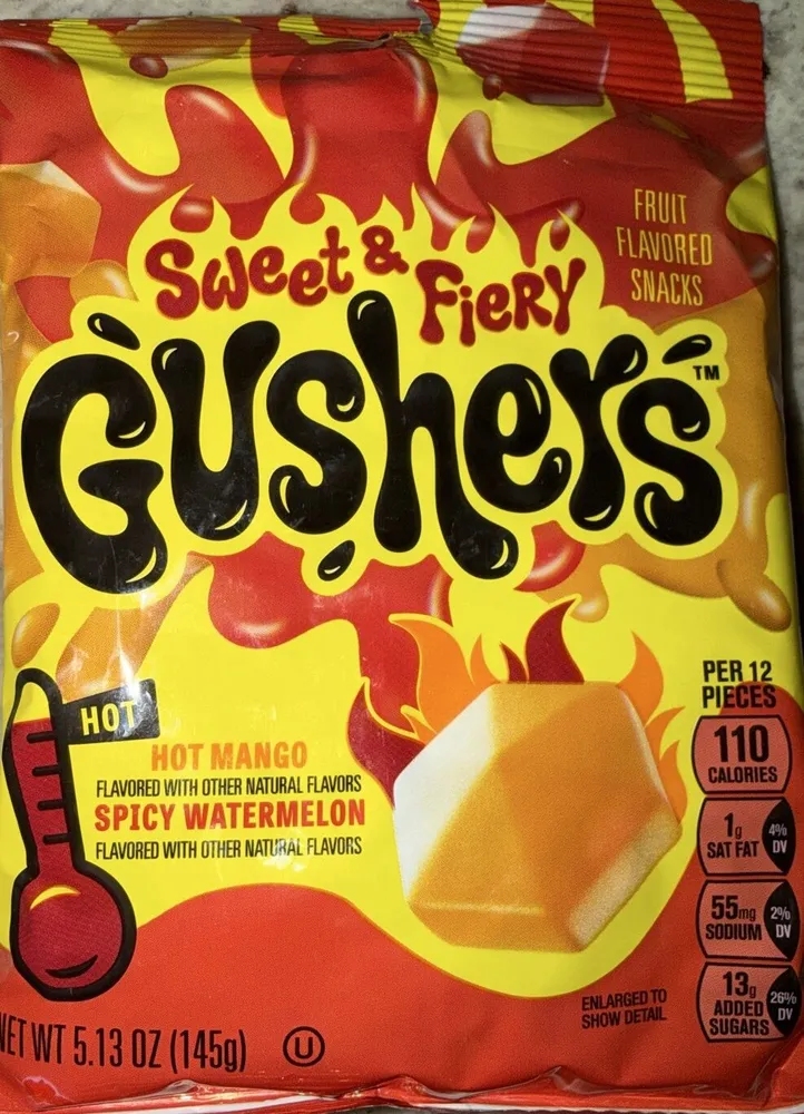 Sweet & Fiery Gushers Mango And Watermelon