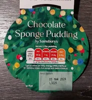Chocolate Sponge Pudding