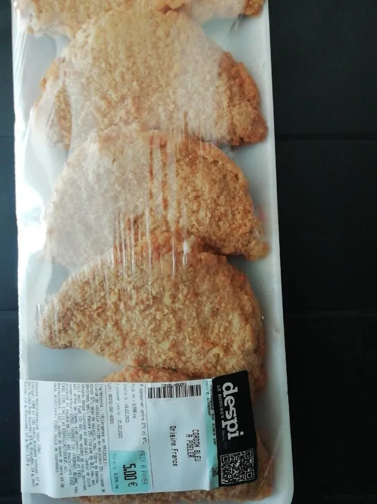 cordon bleu à poêler